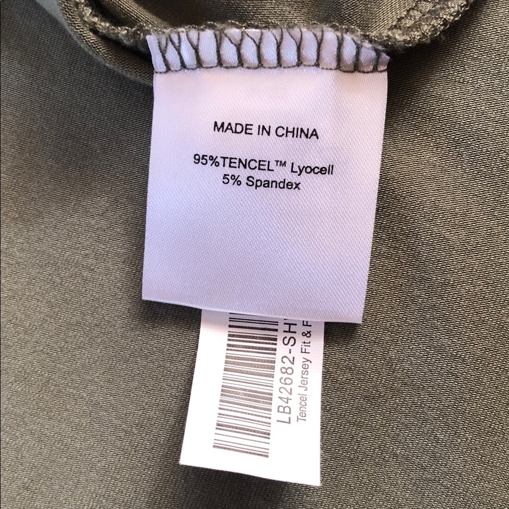 Quince Tensel Fit & Flare Dress Sage green Size M - Picture 9 of 10